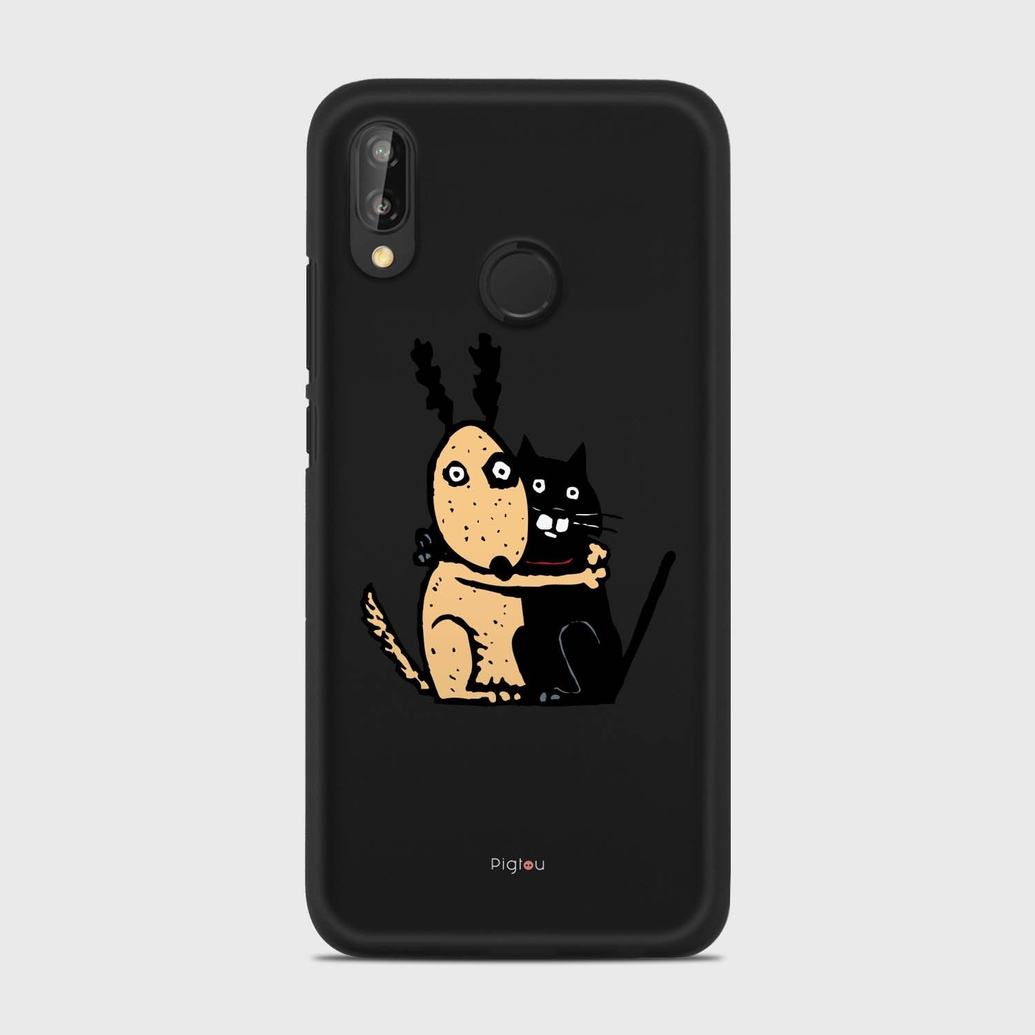 BROTHERS Huawei P20 Lite case - thin fit matte black (D75)