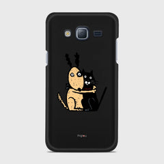 BROTHERS Samsung Galaxy J3 (2016) case - thin fit matte black (D75)