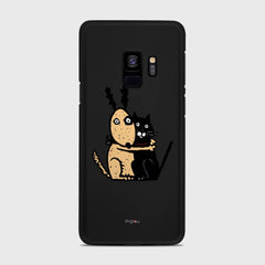 BROTHERS Samsung Galaxy S9 case - thin fit matte black (D75)