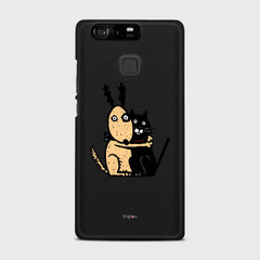 BROTHERS Huawei P9 case - thin fit matte black (D75)