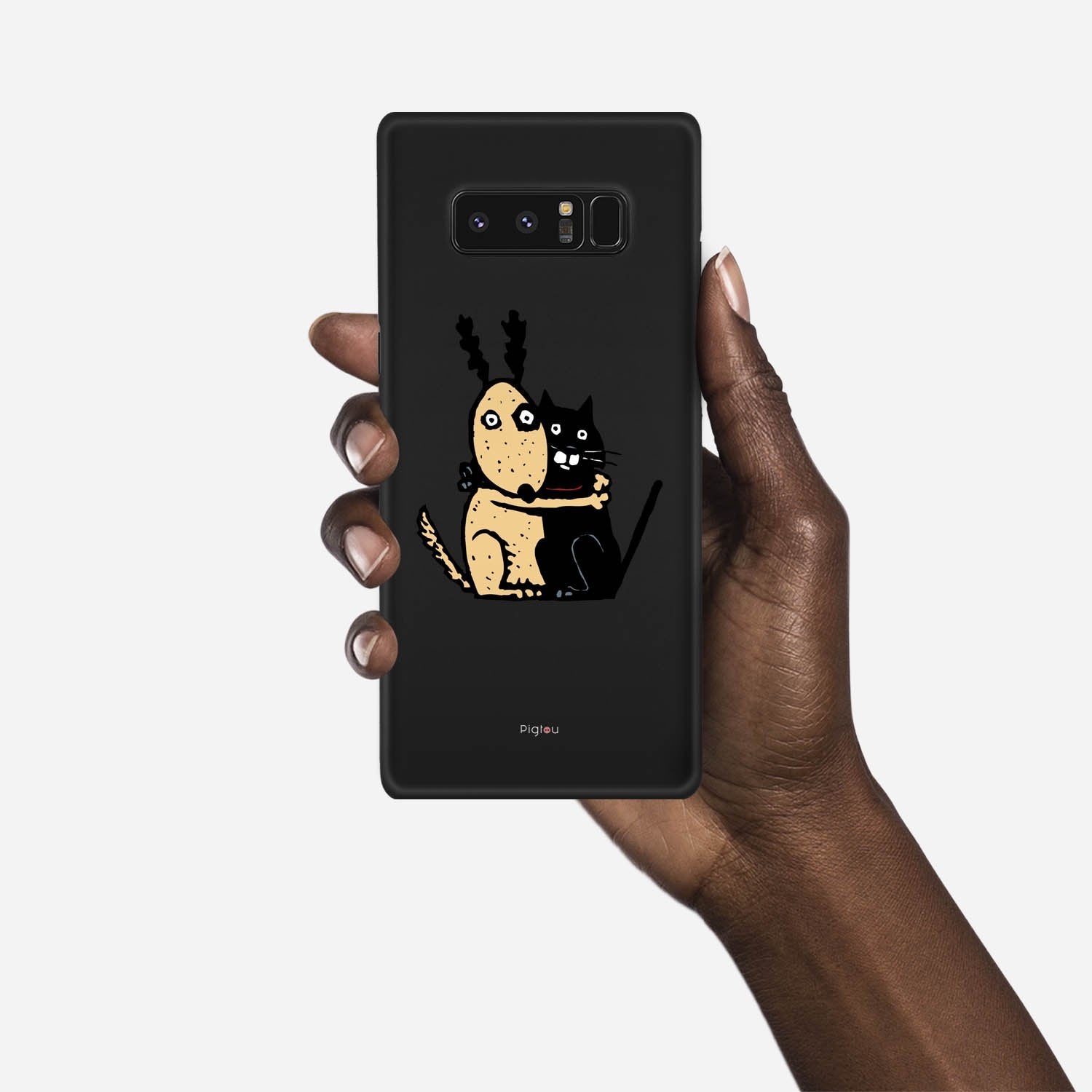 BROTHERS Samsung Galaxy Note 8 case - thin fit matte black (D75)
