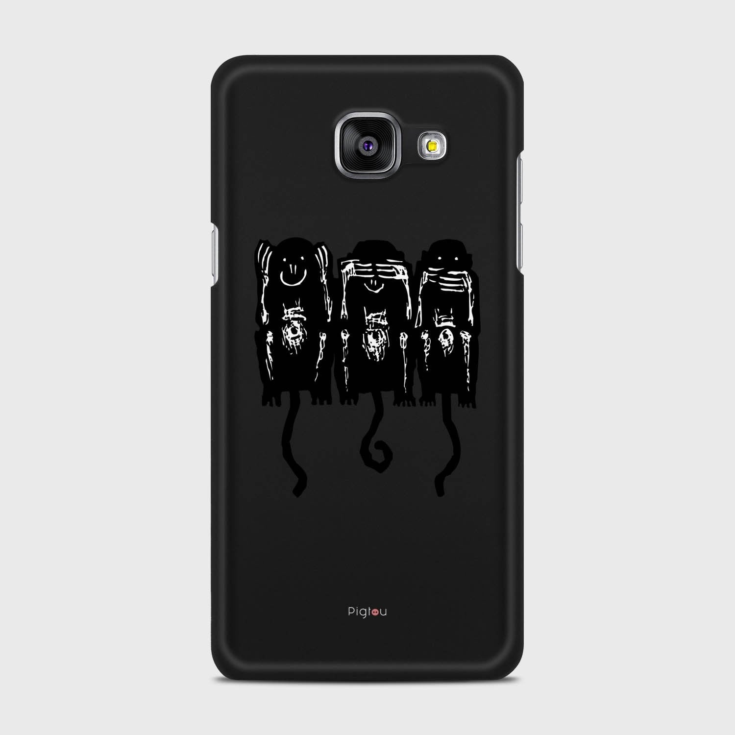 THREE MONKEYS Samsung Galaxy A5 (2016) case - thin fit matte black (D76)