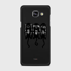 THREE MONKEYS Samsung Galaxy A5 (2016) case - thin fit matte black (D76)