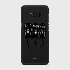 THREE MONKEYS Samsung Galaxy S8 Plus case - thin fit matte black (D76)