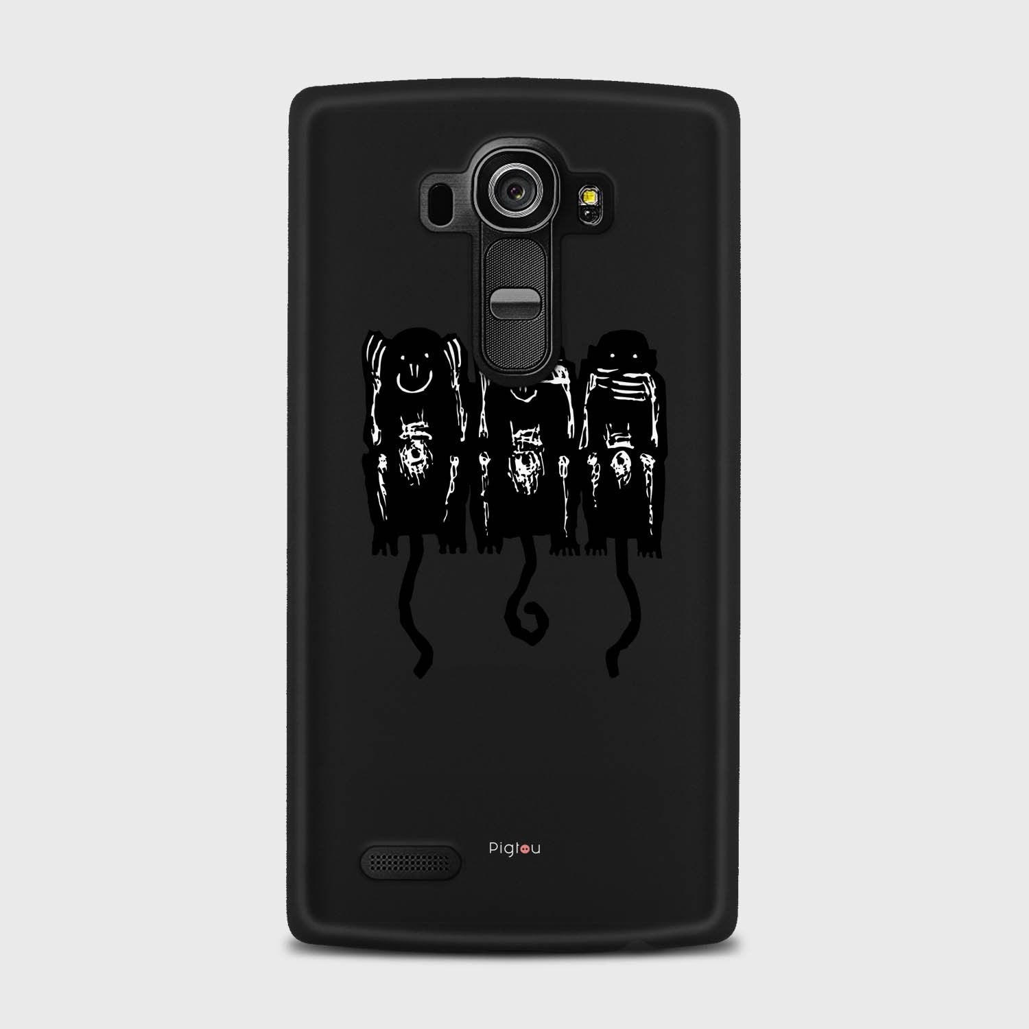 THREE MONKEYS LG G4 case - thin fit matte black (D76)