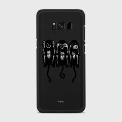THREE MONKEYS Samsung Galaxy S8 case - thin fit matte black (D76)