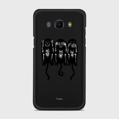 THREE MONKEYS Samsung Galaxy J5 (2016) case - thin fit matte black (D76)