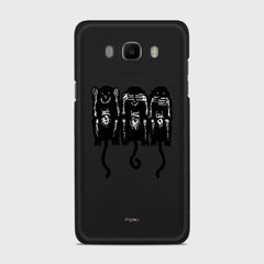 THREE MONKEYS Samsung Galaxy J7 (2016) case - thin fit matte black (D76)