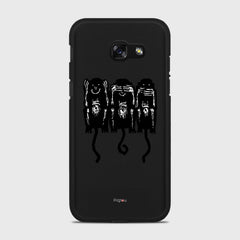 THREE MONKEYS Samsung Galaxy A5 (2017) case - thin fit matte black (D76)