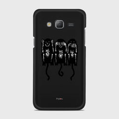 THREE MONKEYS Samsung Galaxy J5 (2015) case - thin fit matte black (D76)