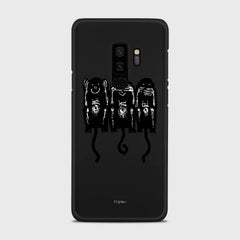 THREE MONKEYS Samsung Galaxy S9 Plus case - thin fit matte black (D76)