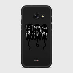 THREE MONKEYS Samsung Galaxy A3 (2017) case - thin fit matte black (D76)
