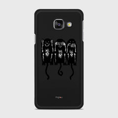 THREE MONKEYS Samsung Galaxy A3 (2016) case - thin fit matte black (D76)