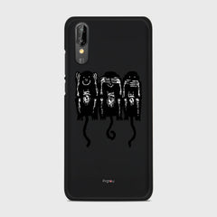 THREE MONKEYS Huawei P20 case - thin fit matte black (D76)