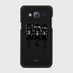 THREE MONKEYS Samsung Galaxy J3 (2016) case - thin fit matte black (D76)