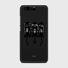 THREE MONKEYS Huawei P10 case - thin fit matte black (D76)