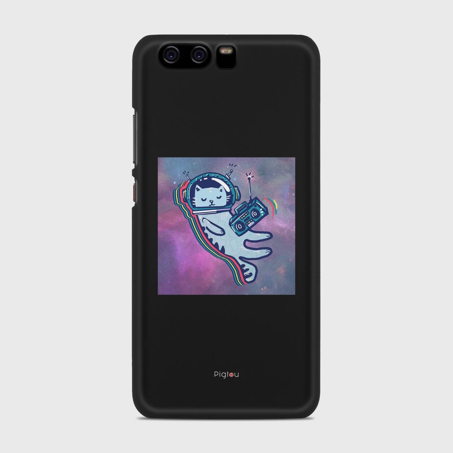LUNAR CAT Huawei P10 case - thin fit matte black (D77)