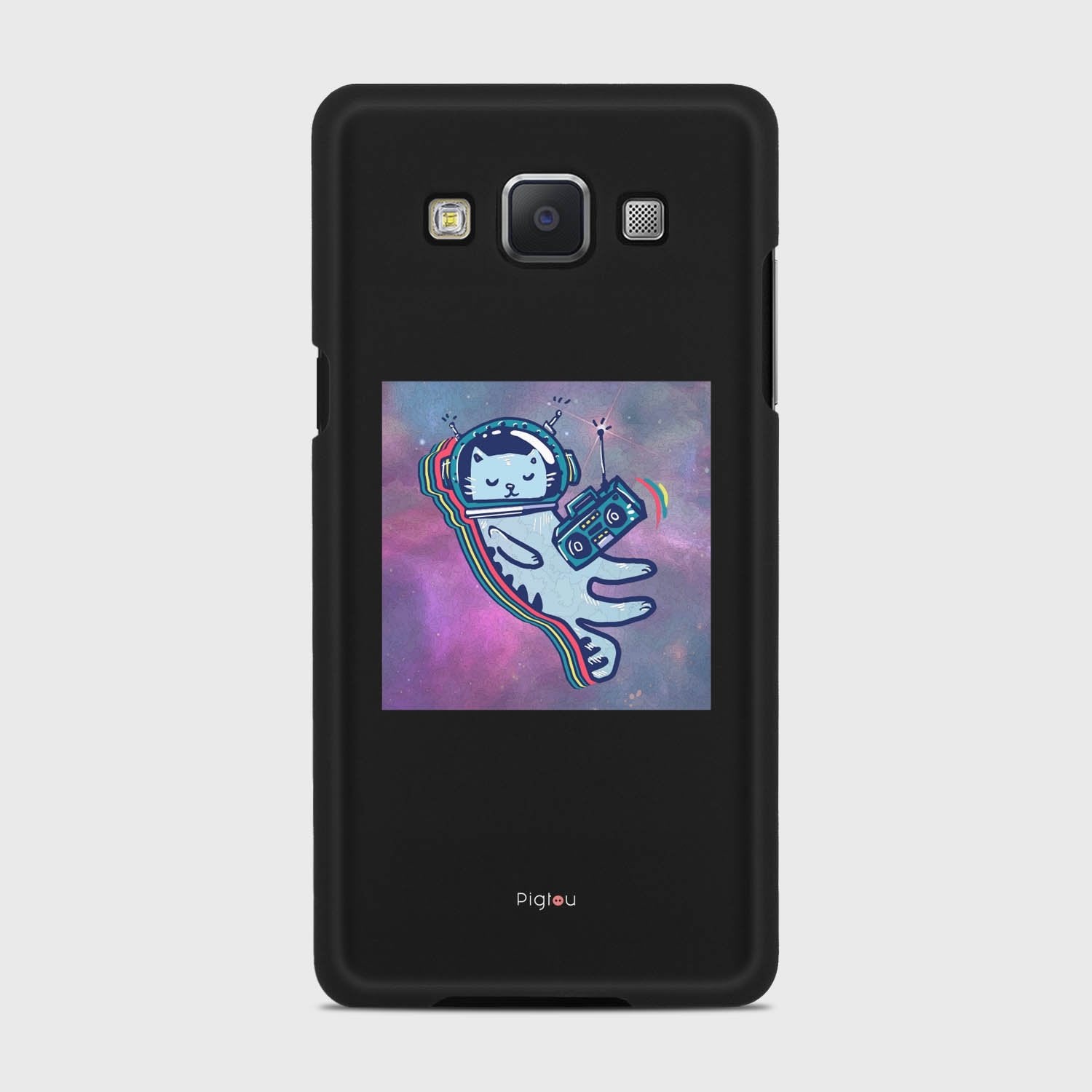 LUNAR CAT Samsung Galaxy A5 (2015) case - thin fit matte black (D77)