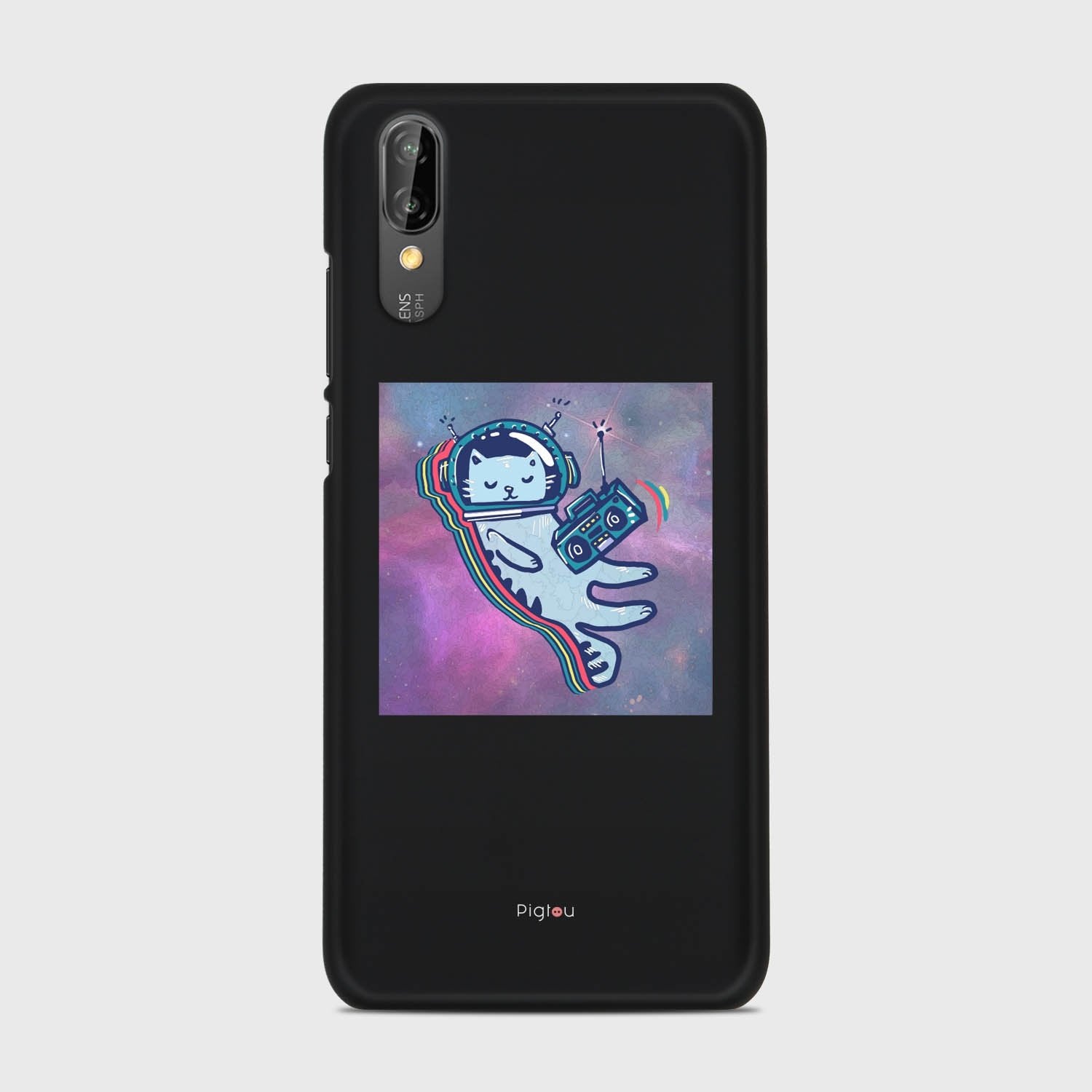 LUNAR CAT Huawei P20 case - thin fit matte black (D77)