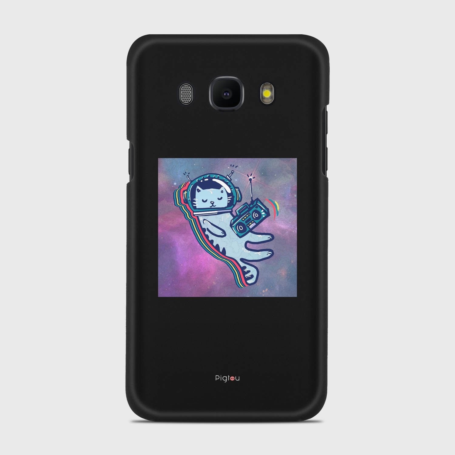 LUNAR CAT Samsung Galaxy J5 (2016) case - thin fit matte black (D77)