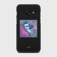 LUNAR CAT Samsung Galaxy A3 (2017) case - thin fit matte black (D77)