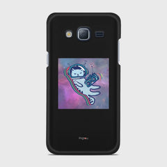 LUNAR CAT Samsung Galaxy J3 (2016) case - thin fit matte black (D77)