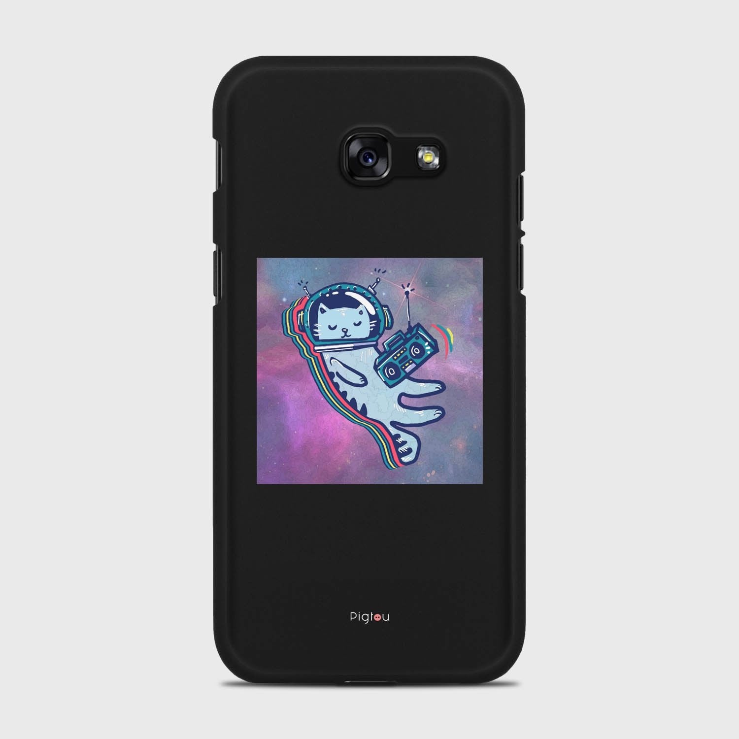 LUNAR CAT Samsung Galaxy A5 (2017) case - thin fit matte black (D77)