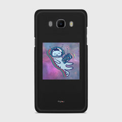 LUNAR CAT Samsung Galaxy J7 (2016) case - thin fit matte black (D77)