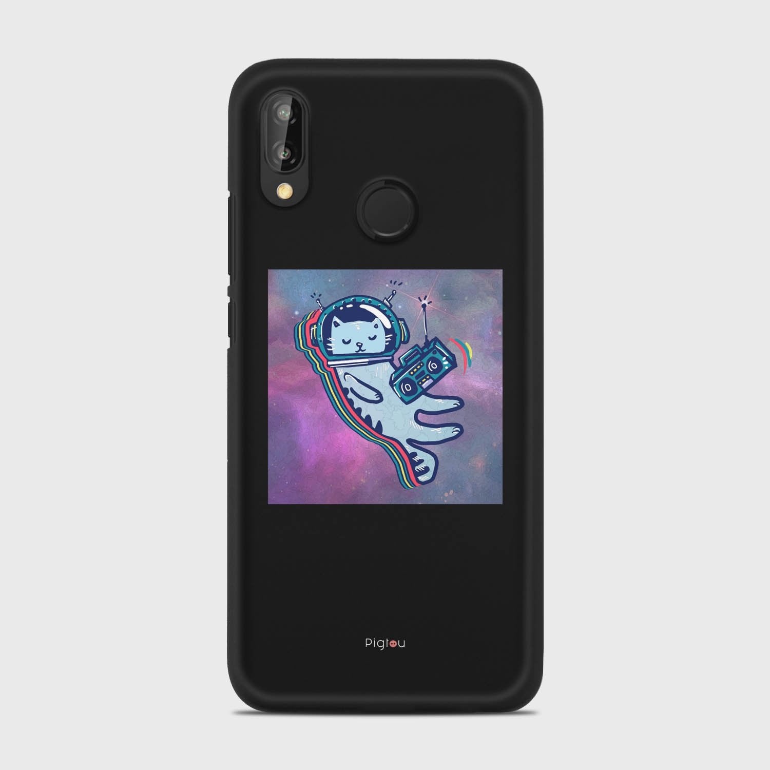 LUNAR CAT Huawei P20 Lite case - thin fit matte black (D77)