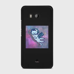LUNAR CAT HTC U11 case - thin fit matte black (D77)