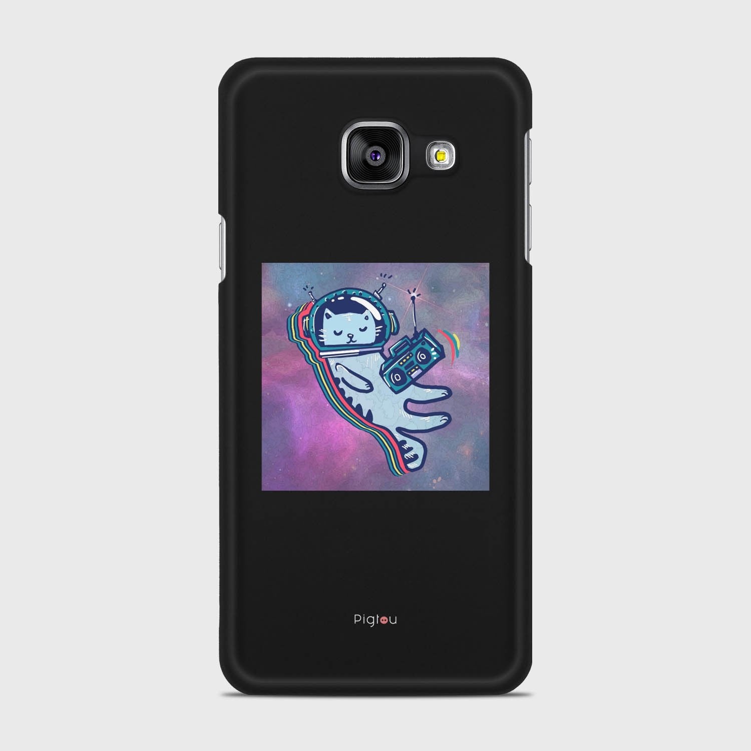LUNAR CAT Samsung Galaxy A3 (2016) case - thin fit matte black (D77)