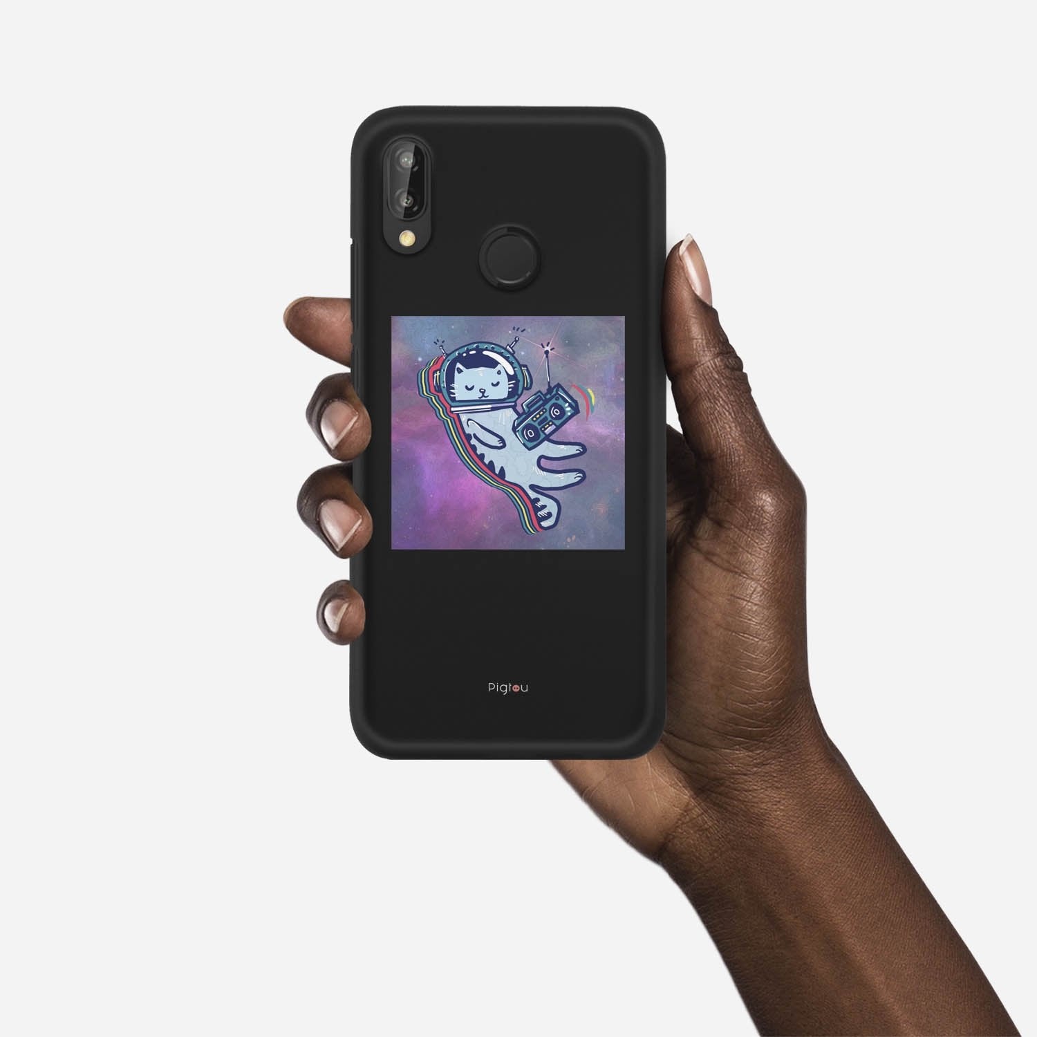 LUNAR CAT Huawei P20 Lite case - thin fit matte black (D77)