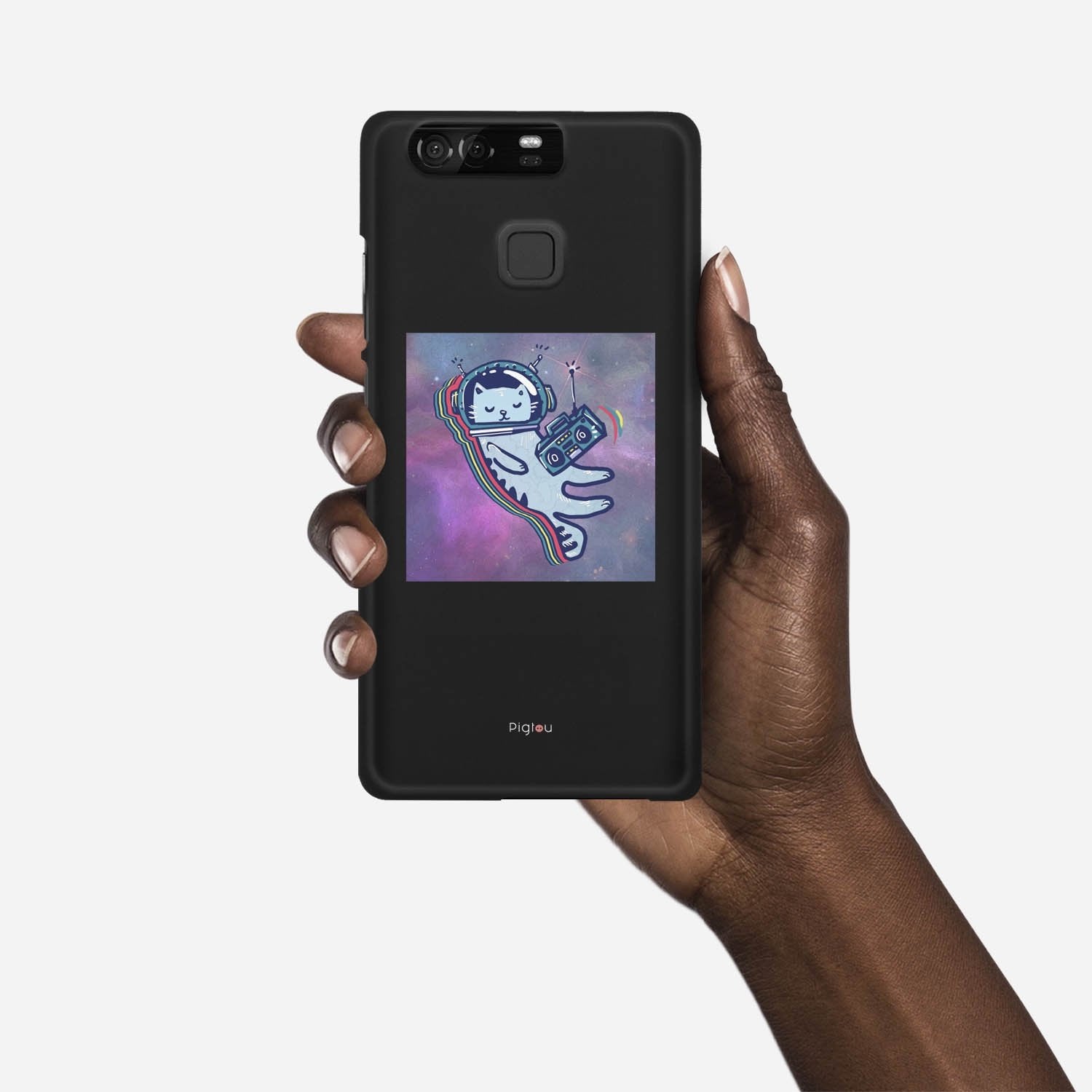 LUNAR CAT Huawei P9 case - thin fit matte black (D77)
