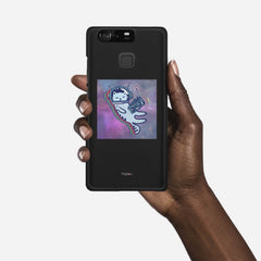 LUNAR CAT Huawei P9 case - thin fit matte black (D77)