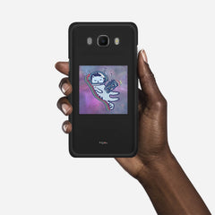 LUNAR CAT Samsung Galaxy J7 (2016) case - thin fit matte black (D77)