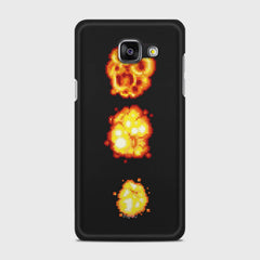 PIXELATED EXPLOSION Samsung Galaxy A5 (2016) case - thin fit matte black (D78)