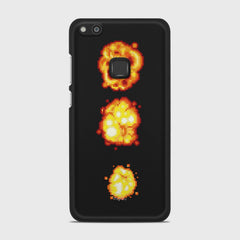PIXELATED EXPLOSION Huawei P10 Lite case - thin fit matte black (D78)