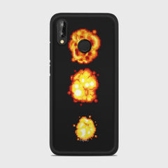PIXELATED EXPLOSION Huawei P20 Lite case - thin fit matte black (D78)