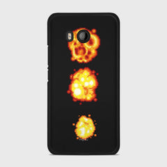 PIXELATED EXPLOSION HTC U11 case - thin fit matte black (D78)