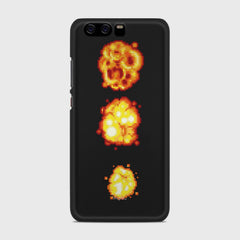 PIXELATED EXPLOSION Huawei P10 case - thin fit matte black (D78)