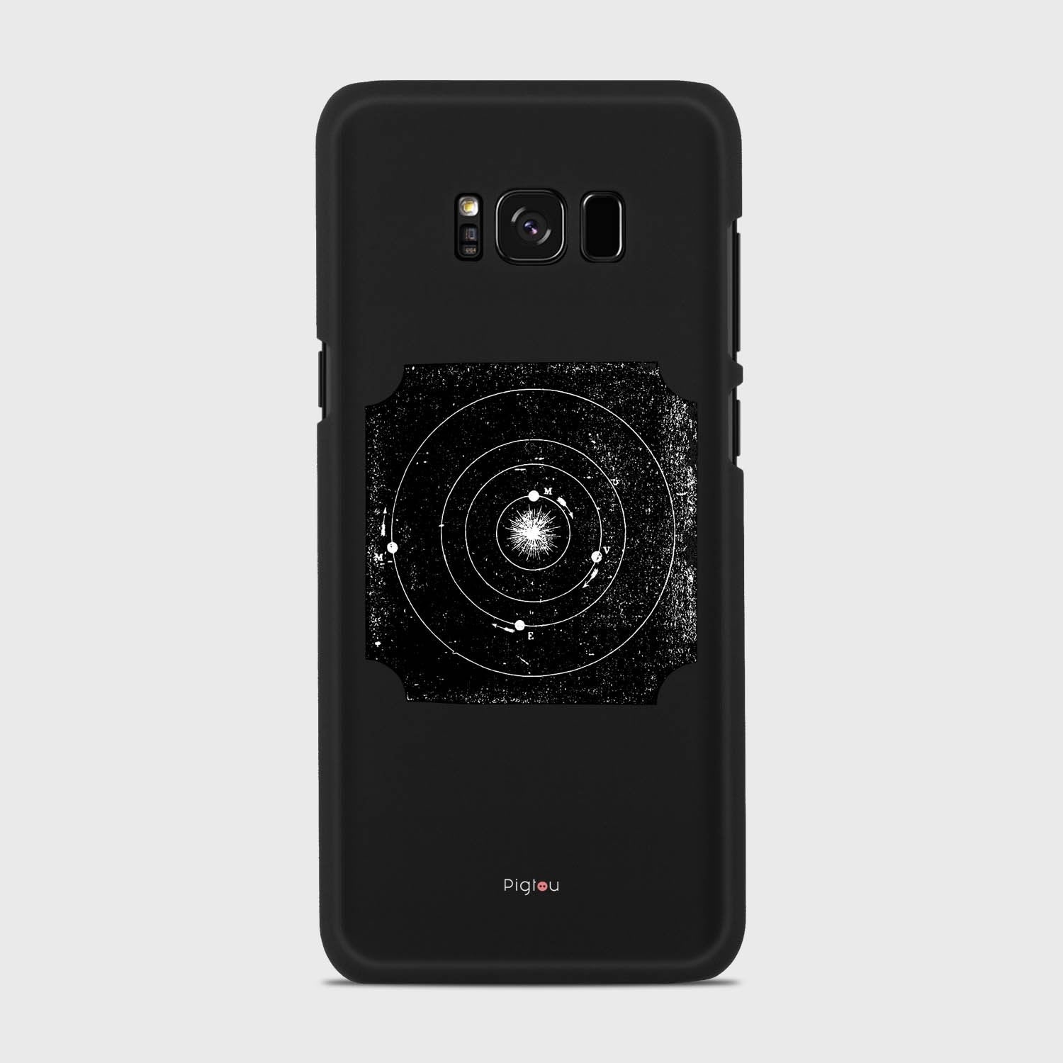 ASTRONOMY Samsung Galaxy S8 case - thin fit matte black (D79)