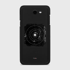 ASTRONOMY Samsung Galaxy J7 (2017) Verizon case - thin fit matte black (D79)