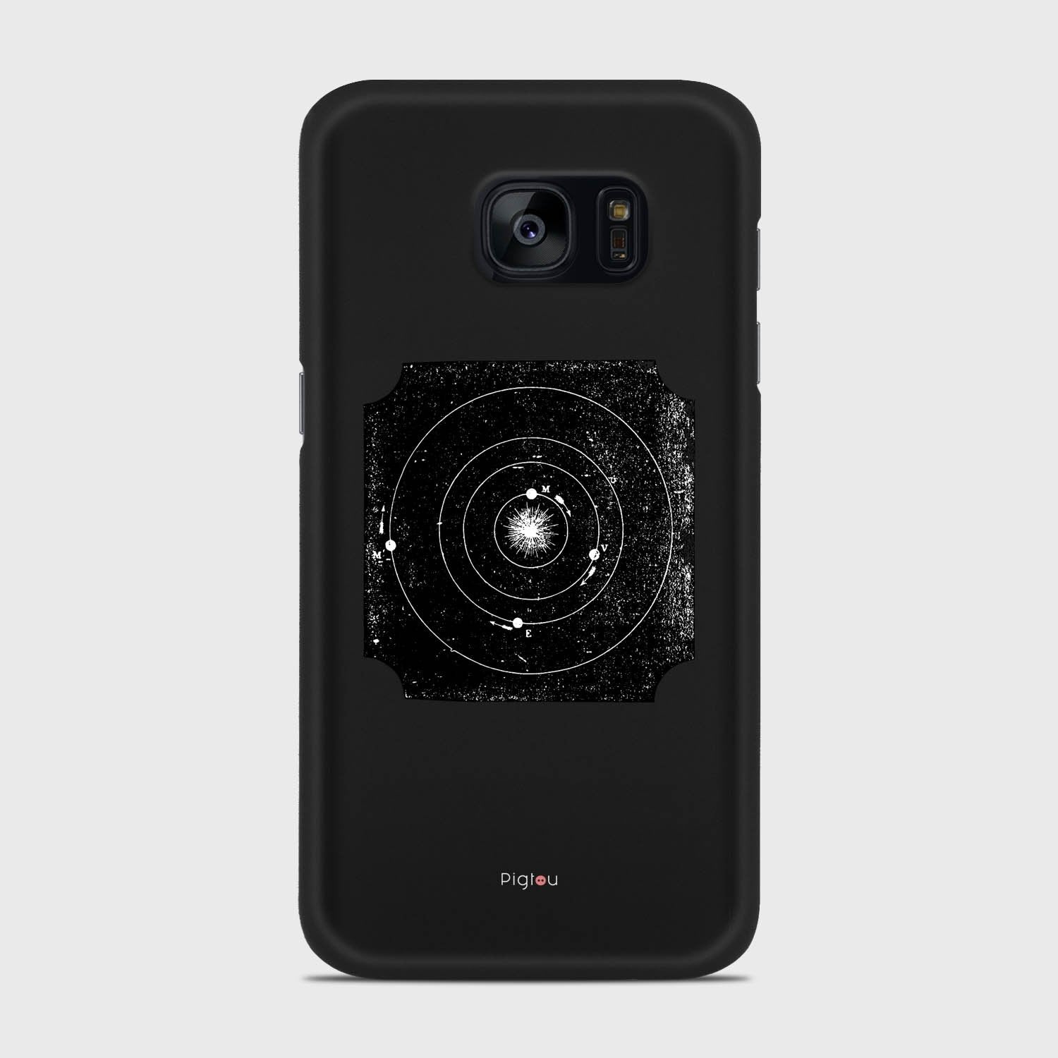ASTRONOMY Samsung Galaxy S7 case - thin fit matte black (D79)