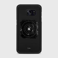 ASTRONOMY Samsung Galaxy S7 case - thin fit matte black (D79)