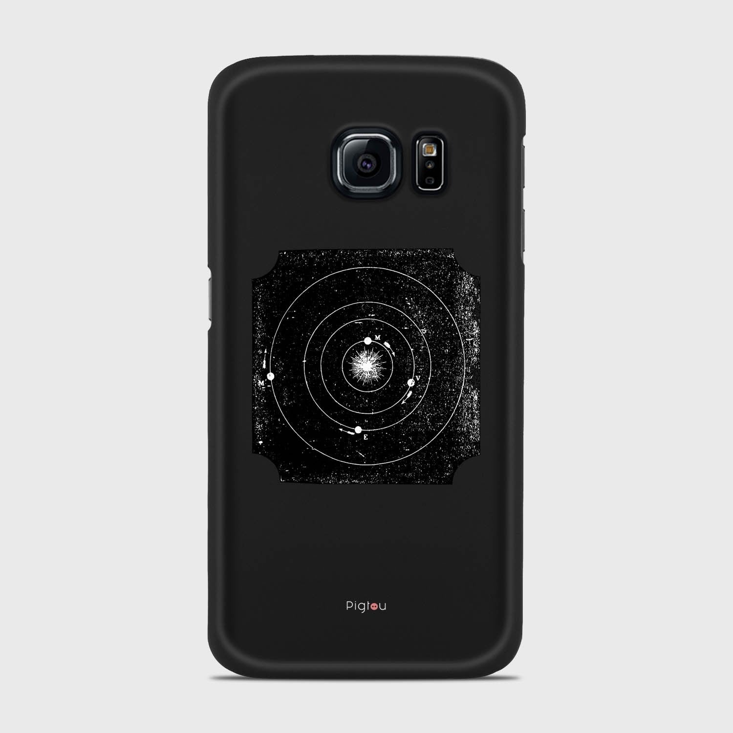 ASTRONOMY Samsung Galaxy S6 Edge case - thin fit matte black (D79)