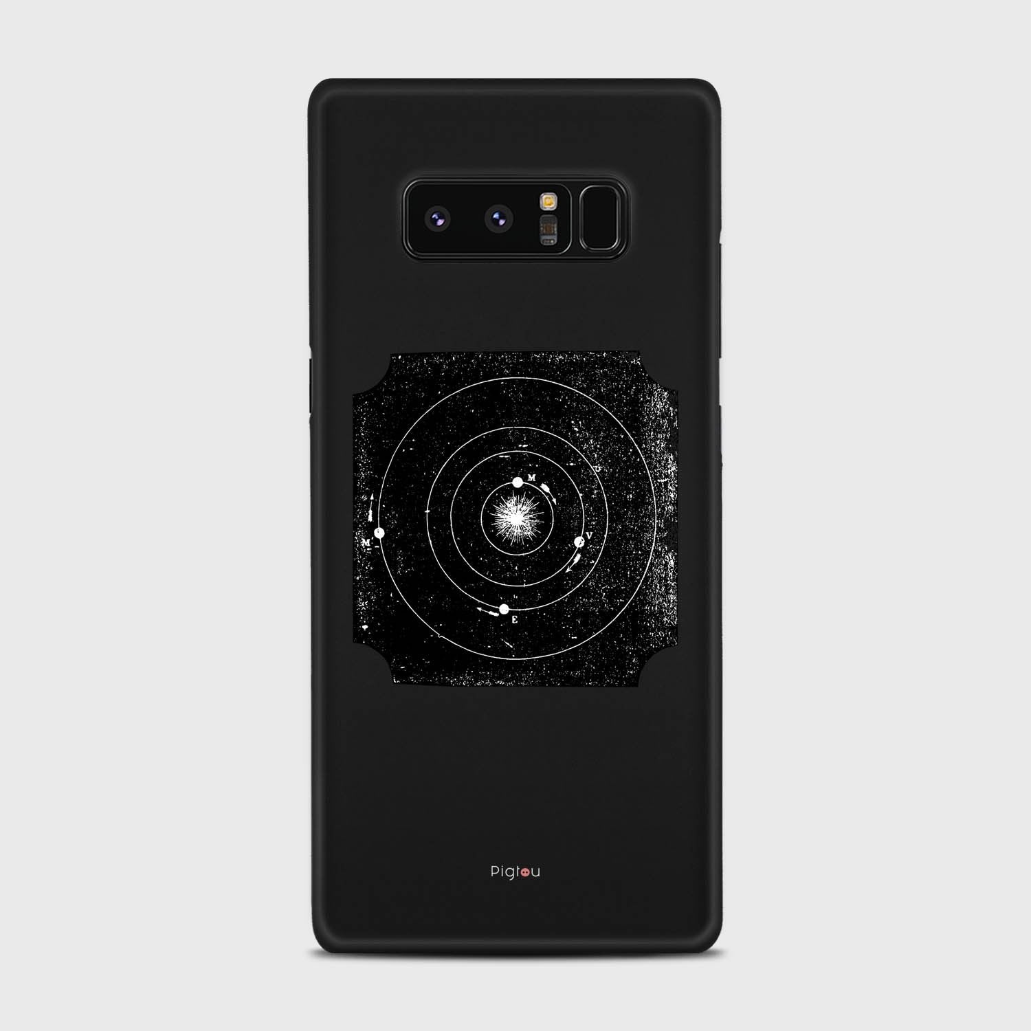 ASTRONOMY Samsung Galaxy Note 8 case - thin fit matte black (D79)