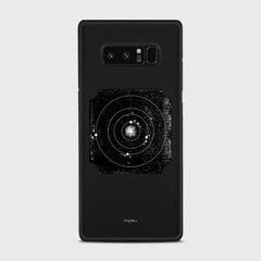 ASTRONOMY Samsung Galaxy Note 8 case - thin fit matte black (D79)