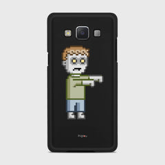 PIXELATED ZOMBIE Samsung Galaxy A5 (2015) case - thin fit matte black (D80)