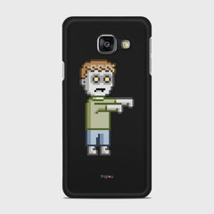 PIXELATED ZOMBIE Samsung Galaxy A3 (2016) case - thin fit matte black (D80)