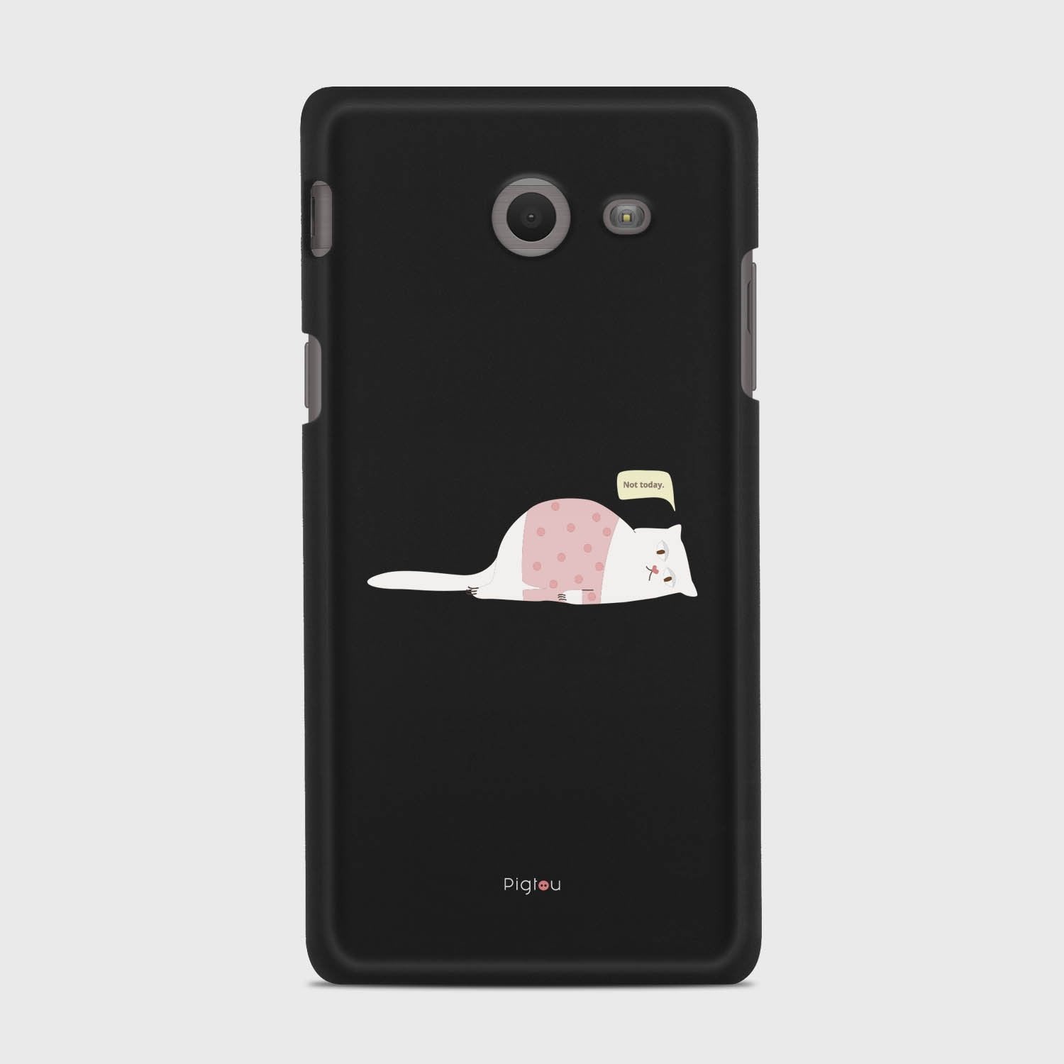 NOT TODAY Samsung Galaxy J5 (2017) Verizon case - thin fit matte black (D81)